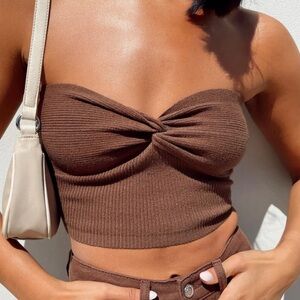 BROWN PRINCESS POLLY TOP